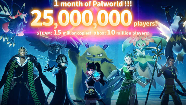 Developer Pocketpair celebrates surpassing 25 million players in their hit game Palworld.